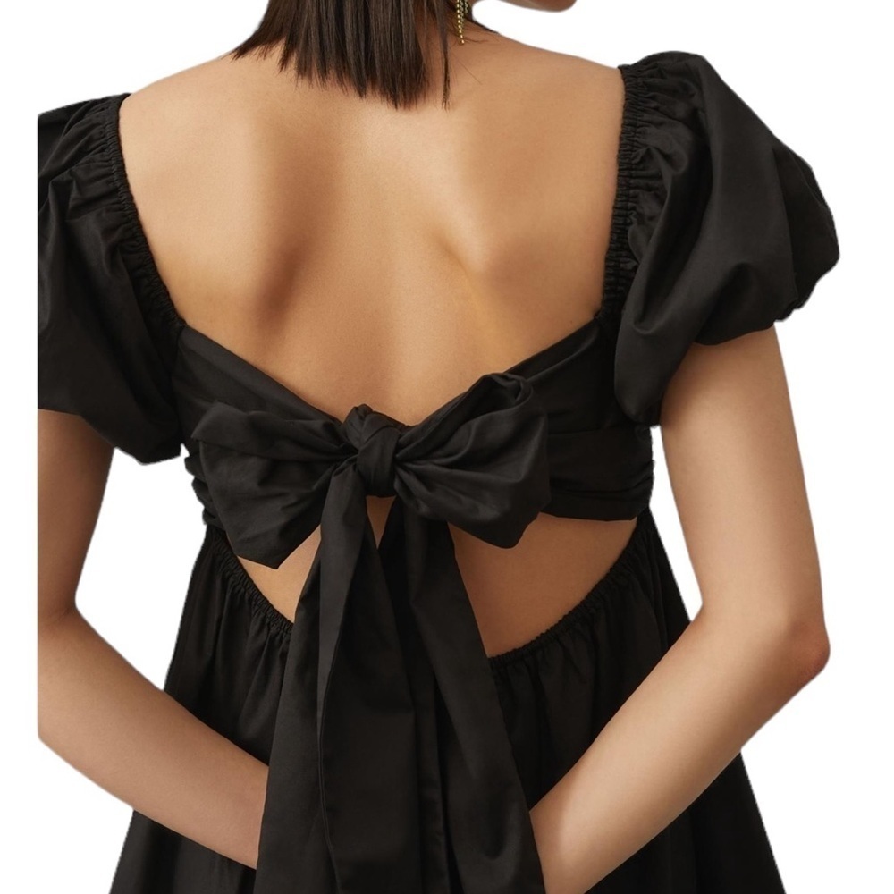 Anthropologie En Saison Puff-Sleeve Babydoll Dress - Picture 6 of 16